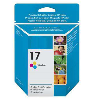Genuine HP Inkjet Cartridge 17 Tri-colour